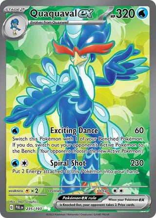 Quaquaval ex 235/193 Ultra Rare Paldea Evolved