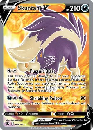 Skuntank V 180/195 Rare Ultra Silver Tempest